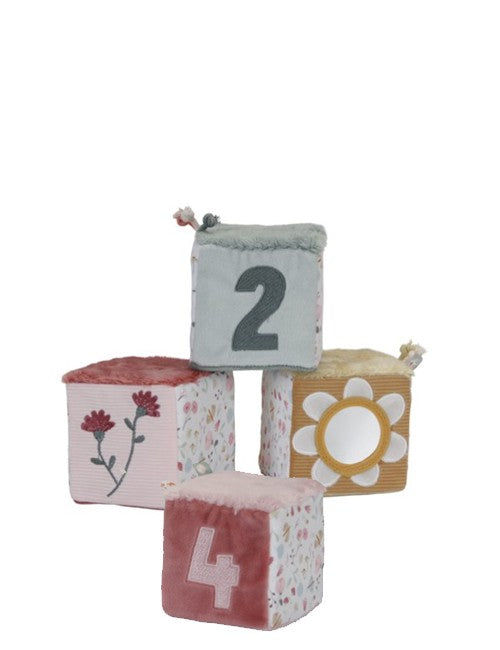 Set Di Cubi Morbidi Little Dutch Flowers & Butterfly