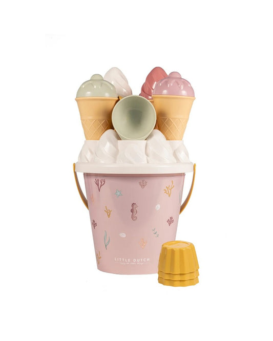 Set da spiaggia gelati e cupcake Rosa