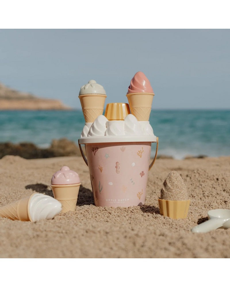 Set da spiaggia gelati e cupcake Rosa