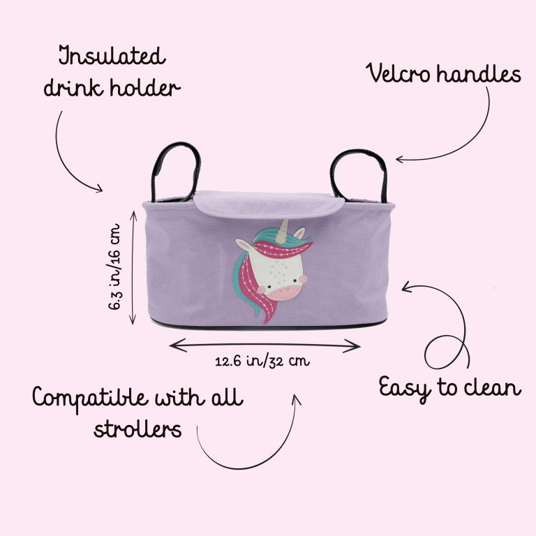 Borsa organizer per passeggino - Unicorno Sparkly