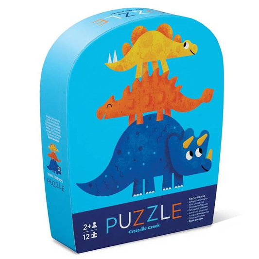 Crocodile Creek - 12 Pz. Mini Puzzle - Dino Friends