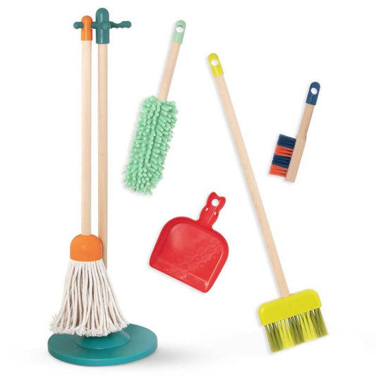 B. Toys - Wooden Cleaning Play Set